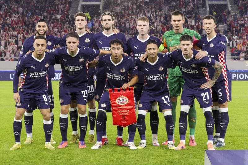 Football. UEFA Champions League. Olympiacos - PSV Eindhoven. 04.11.2025