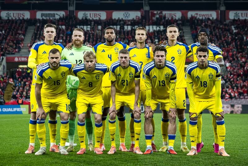 Football. FIFA World Cup Qualifier. Switzerland - Sweden. 15.11.2025