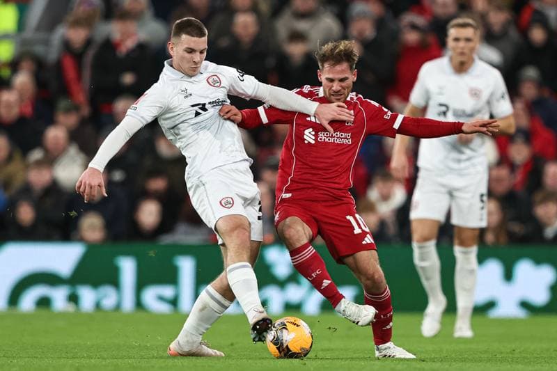 Football. Emirates FA Cup. Liverpool - Barnsley. 12.01.2026