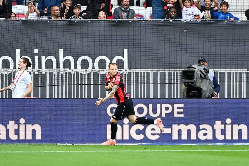 Football. Ligue 1 McDonald's. OGC Nice - Olympique Lyonnais. 18.10.2025