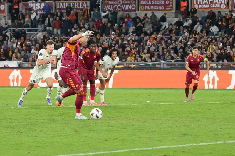 Football. UEFA Europa League. AS Roma - Lille. 02.10.2025