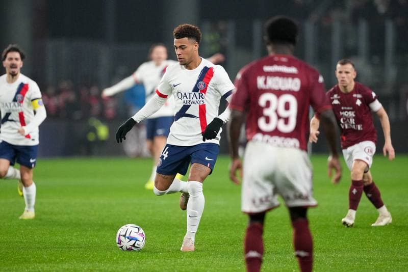 Football. Ligue 1. FC Metz - Paris Saint-Germain. 13.12.2025