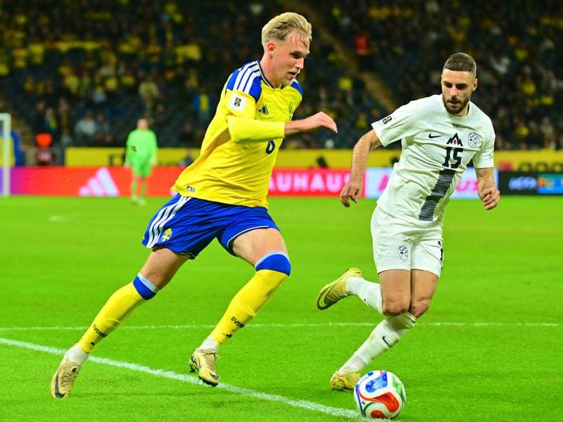Football. FIFA World Cup Qualifiers. Sweden - Slovenia. 18.11.2025