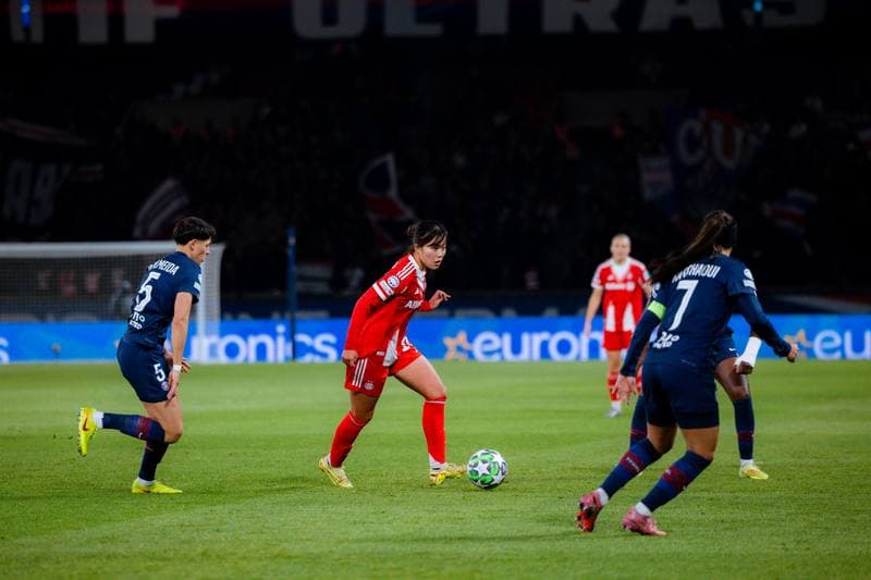Football. UEFA Women's Champions League. Paris Saint-Germain - FC Bayern Munich. 16.03.2026