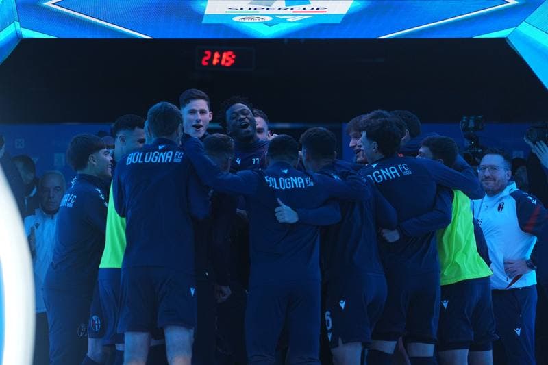 Football. EA Sports FC Supercup. Napoli - Bologna. 22.12.2025