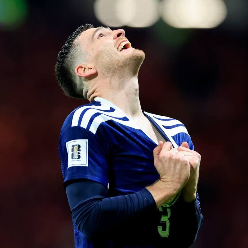 Football. 2026 FIFA World Cup Qualifiers. Scotland - Denmark. 18.11.2025