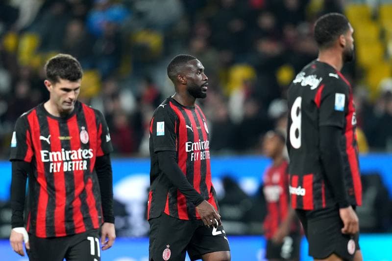 Football. EA Sports FC Supercup. Napoli - AC Milan. 18.12.2025