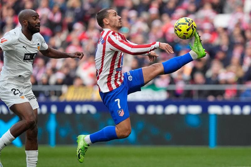 Football. La Liga. Atletico Madrid - Valencia CF. 13.12.2025