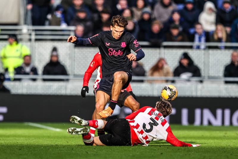 Football. Emirates FA Cup. Everton - Sunderland. 10.01.2026