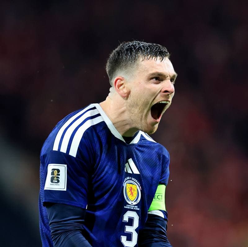 Football. 2026 FIFA World Cup Qualifiers. Scotland - Denmark. 18.11.2025