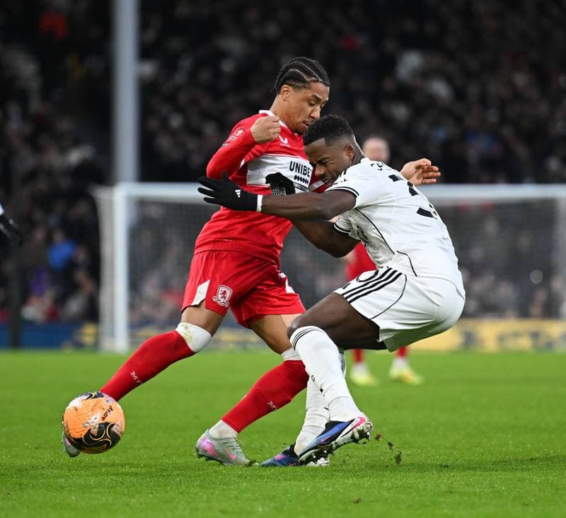 Football. Emirates FA Cup. Fulham - Middlesbrough. 10.01.2026