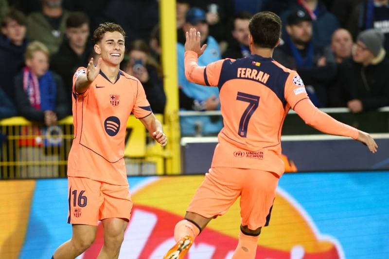 Football. UEFA Champions League. Club Brugge - Barcelona. 05.11.2025