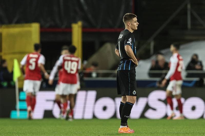 Football. UEFA Champions League. Club Brugge - Arsenal. 10.12.2025