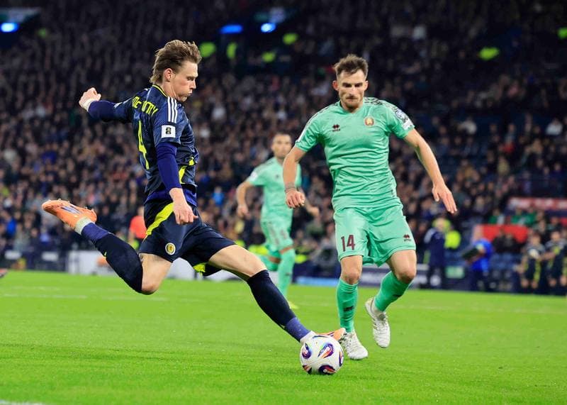 Football. 2026 FIFA World Cup Qualifiers. Scotland - Belarus. 12.10.2025