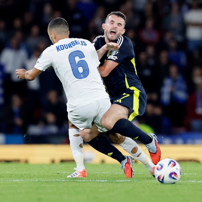Football. 2026 FIFA World Cup Qualifiers. Scotland - Greece. 09.10.2025