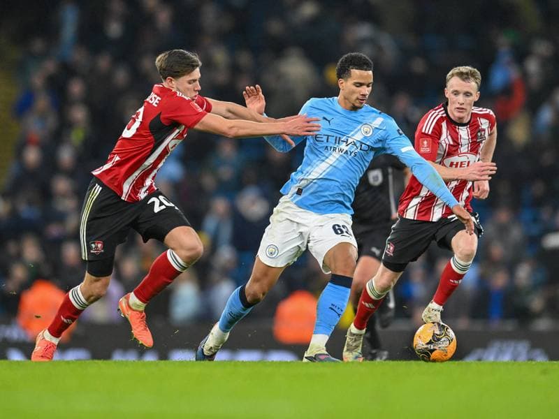 Football. Emirates FA Cup. Manchester City - Exeter City. 10.01.2026