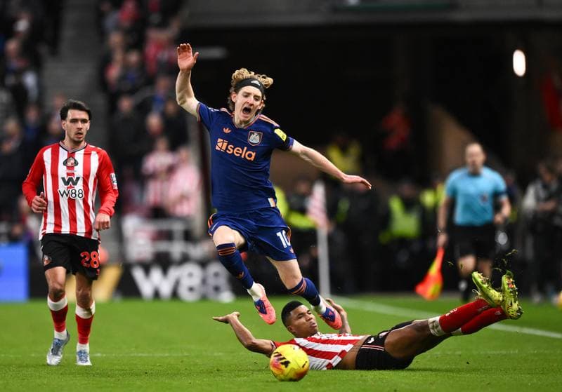 Football. Premier League. Sunderland - Newcastle United. 14.12.2025