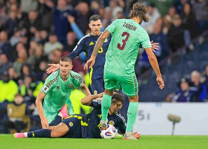 Football. 2026 FIFA World Cup Qualifiers. Scotland - Belarus. 12.10.2025