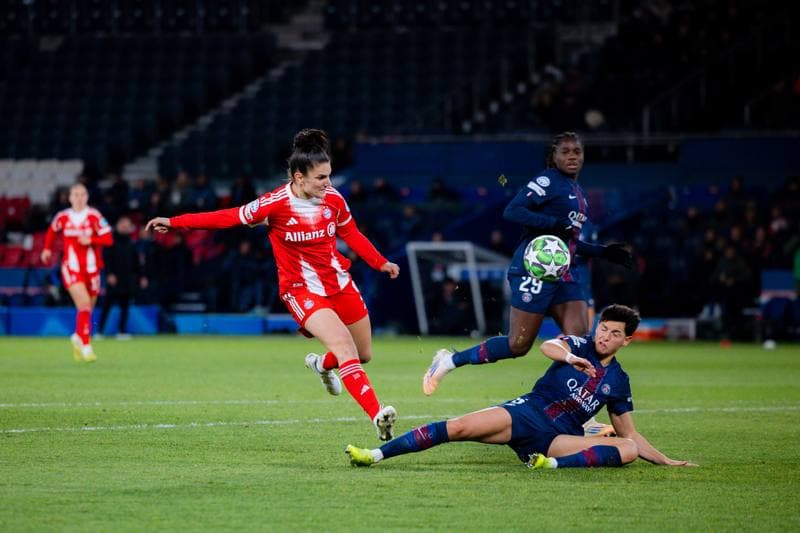 Football. UEFA Women's Champions League. Paris Saint-Germain - FC Bayern Munich. 16.03.2026