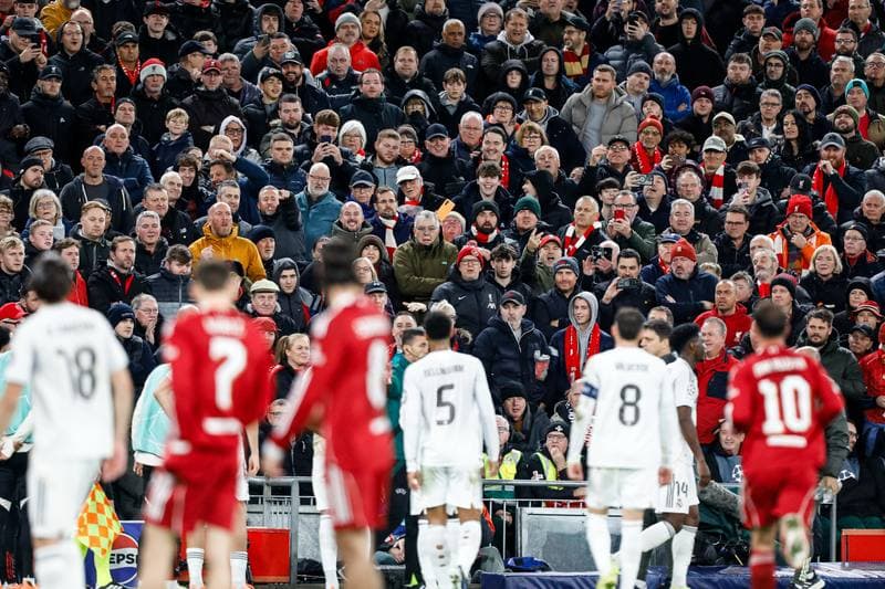 Football. UEFA Champions League. Liverpool - Real Madrid. 04.11.2025