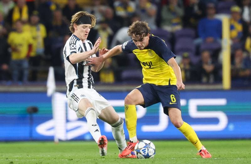 Football. UEFA Champions League. Royale Union Saint-Gilloise - Newcastle United. 01.10.2025