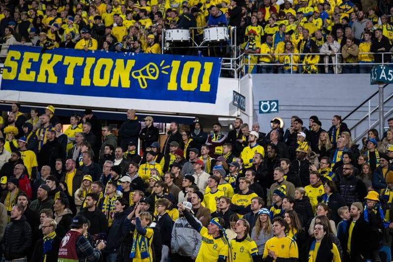 Football. FIFA World Cup Qualifier. Sweden - Kosovo. 13.10.2025
