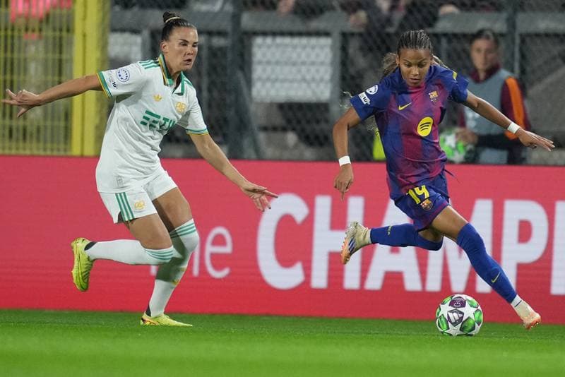 Football. UEFA Women's Champions League. AS Roma - FC Barcelona. 15.10.2025