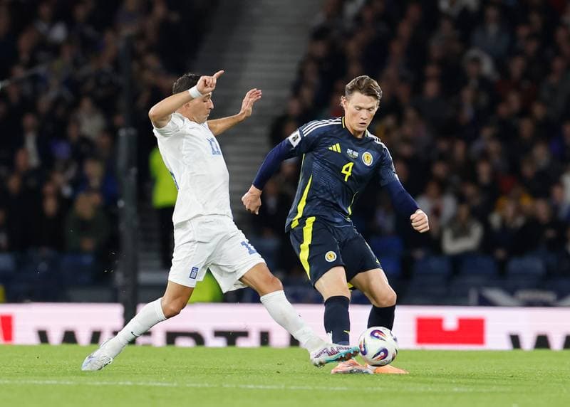 Football. 2026 FIFA World Cup Qualifiers. Scotland - Greece. 09.10.2025
