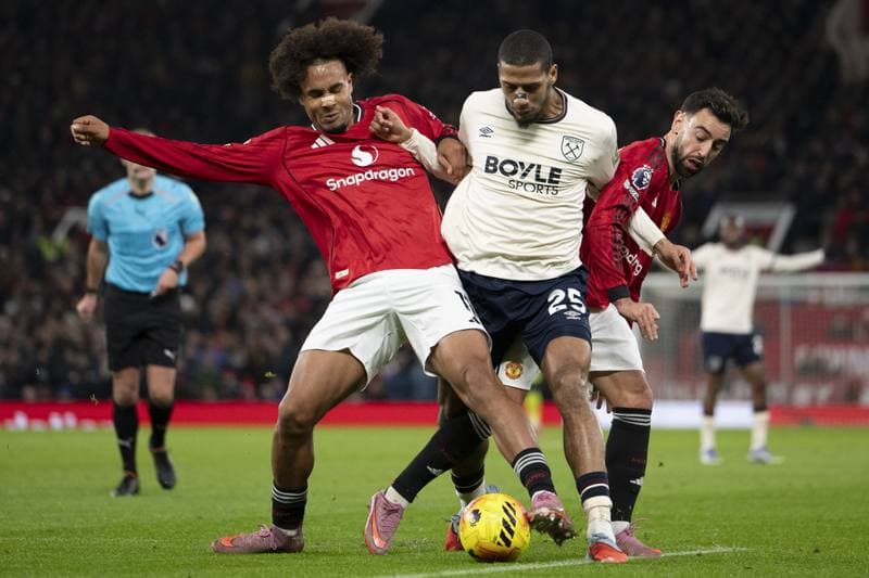 Football. Premier League. Manchester United - West Ham United. 04.12.2025