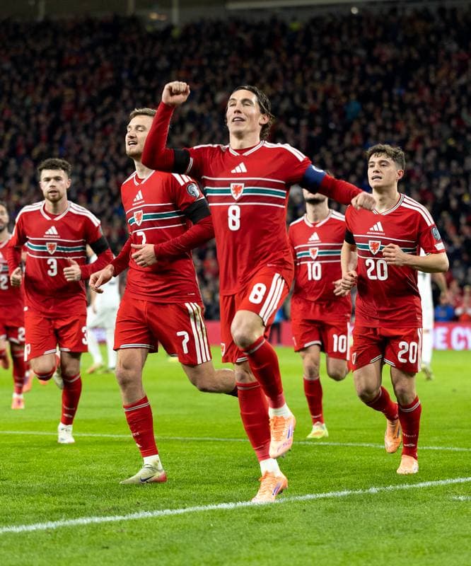 Football. 2026 FIFA World Cup Qualifiers. Wales - North Macedonia. 18.11.2025