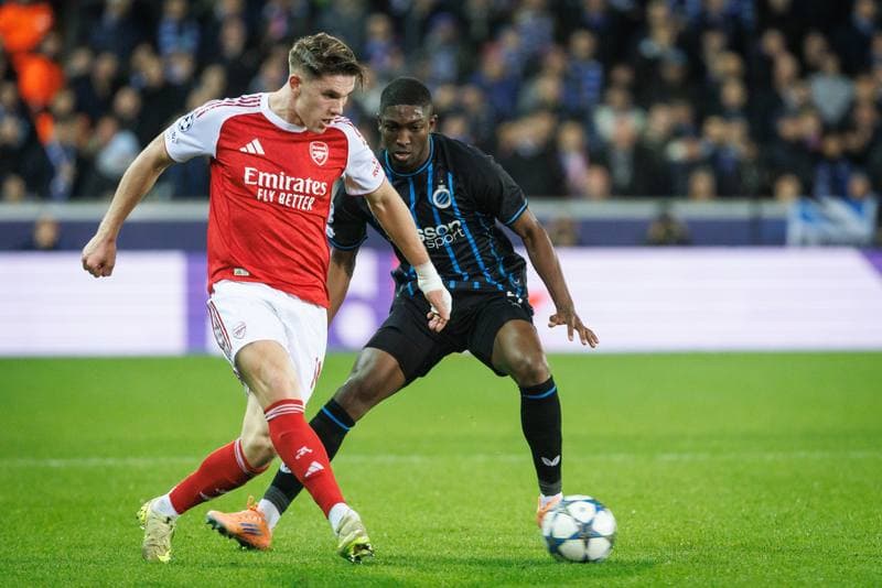 Football. UEFA Champions League. Club Brugge - Arsenal. 10.12.2025