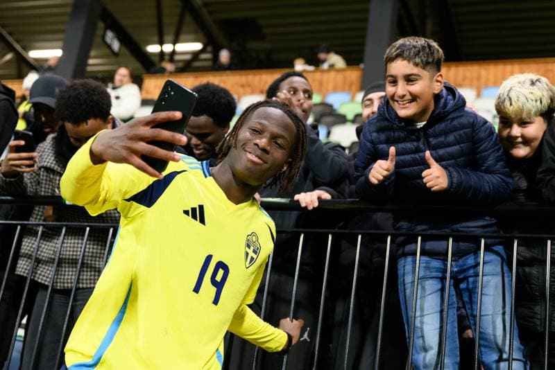 Football. UEFA Under-21 Qualifier. Sweden - Poland. 14.10.2025