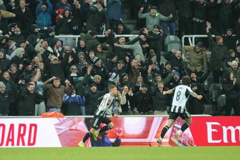 Football. Emirates FA Cup. Newcastle United - Bournemouth. 10.01.2026