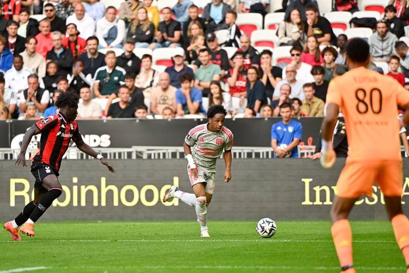 Football. Ligue 1 McDonald's. OGC Nice - Olympique Lyonnais. 18.10.2025