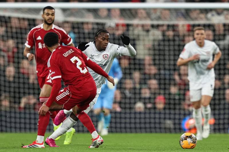 Football. Emirates FA Cup. Liverpool - Barnsley. 12.01.2026