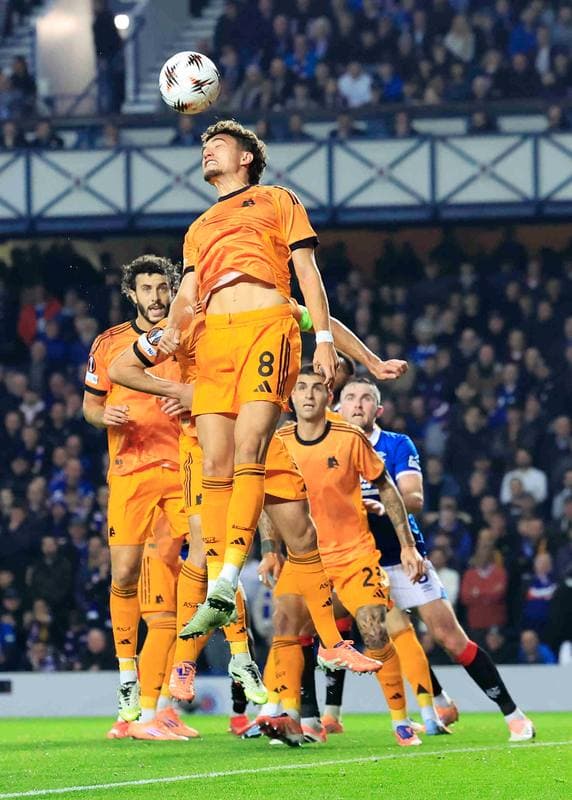 Football. UEFA Europa League. Rangers - A.S. Roma. 06.11.2025
