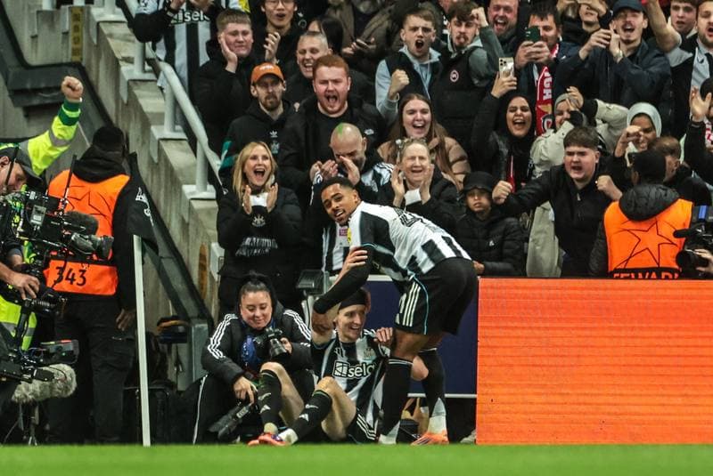 Football. UEFA Champions League. Newcastle United - Benfica. 21.10.2025