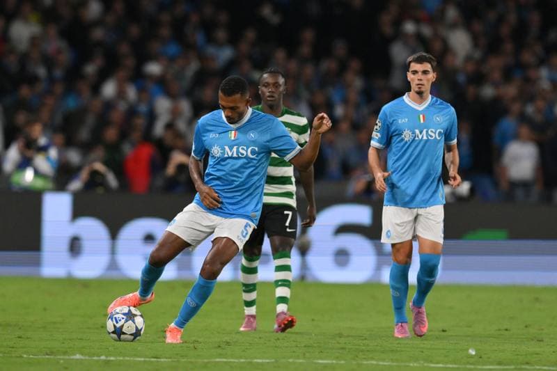 Football. UEFA Champions League. Napoli - Sporting CP. 01.10.2025