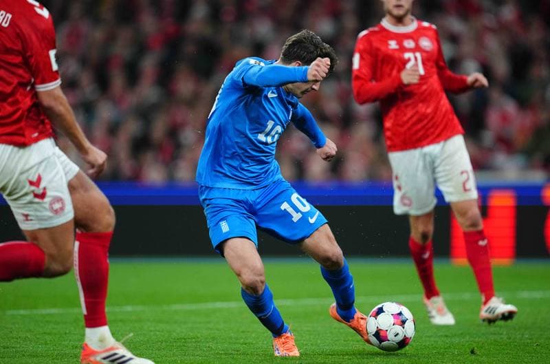 Football. World Cup Qualifiers. Denmark - Greece. 12.10.2025