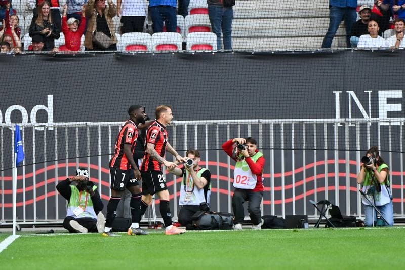 Football. Ligue 1 McDonald's. OGC Nice - Olympique Lyonnais. 18.10.2025