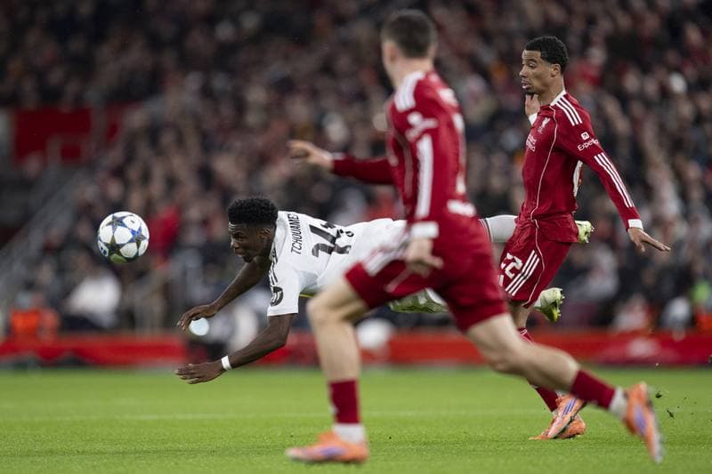 Football. UEFA Champions League. Liverpool - Real Madrid. 04.11.2025