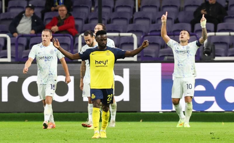 Football. UEFA Champions League. Royale Union Saint-Gilloise - Internazionale. 21.10.2025