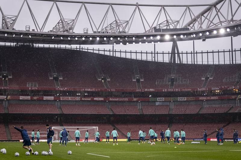 Football. Brazil. Training. 15.11.2015