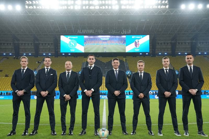 Football. EA Sports FC Supercup. Napoli - Bologna. 22.12.2025