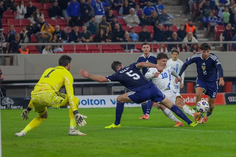 Football. 2026 FIFA World Cup Qualifiers. Greece - Scotland. 15.11.2025