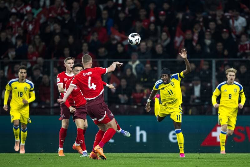 Football. FIFA World Cup Qualifier. Switzerland - Sweden. 15.11.2025