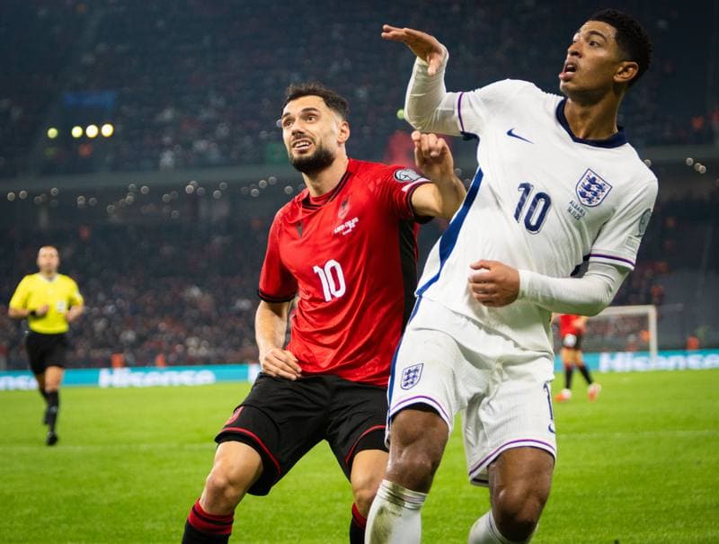 Football. UEFA European Championship. Albania - England. 08.09.2025