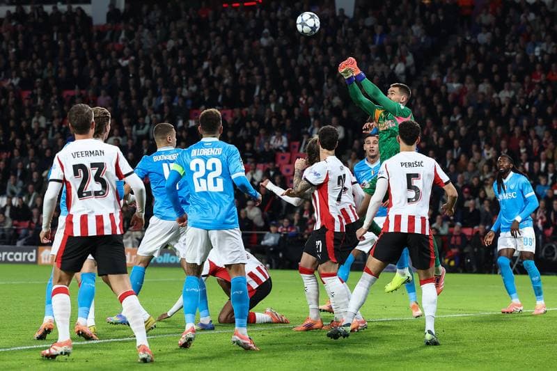 Football. UEFA Champions League. PSV Eindhoven - Napoli. 21.10.2025