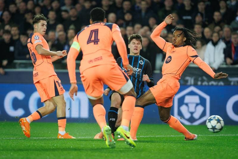 Football. UEFA Champions League. Club Brugge - Barcelona. 05.11.2025