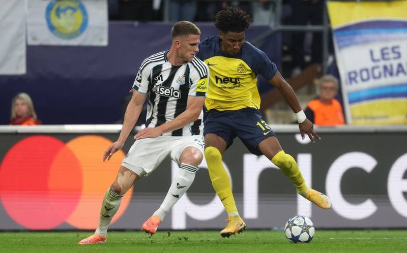Football. UEFA Champions League. Royale Union Saint-Gilloise - Newcastle United. 01.10.2025
